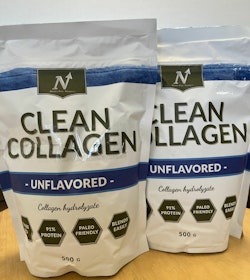 2 x Nyttoteket Clean Collagen, 500g (Skadad förpackning)
