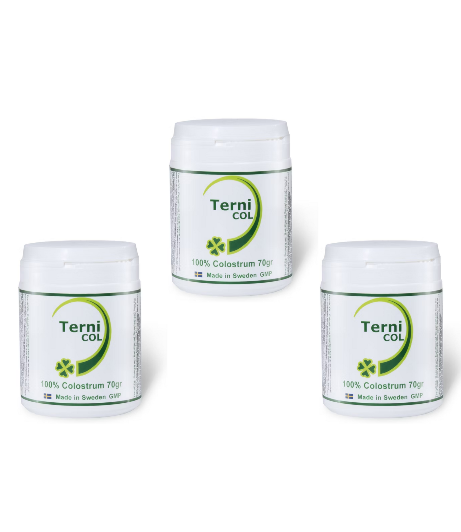 3 x TerniCOL 100% Colostrum Pulver, 70g