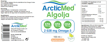 ArcticMed AlgOmega-3 Premium, 100ml
