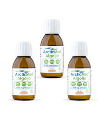 3 x ArcticMed AlgOmega-3, 100ml