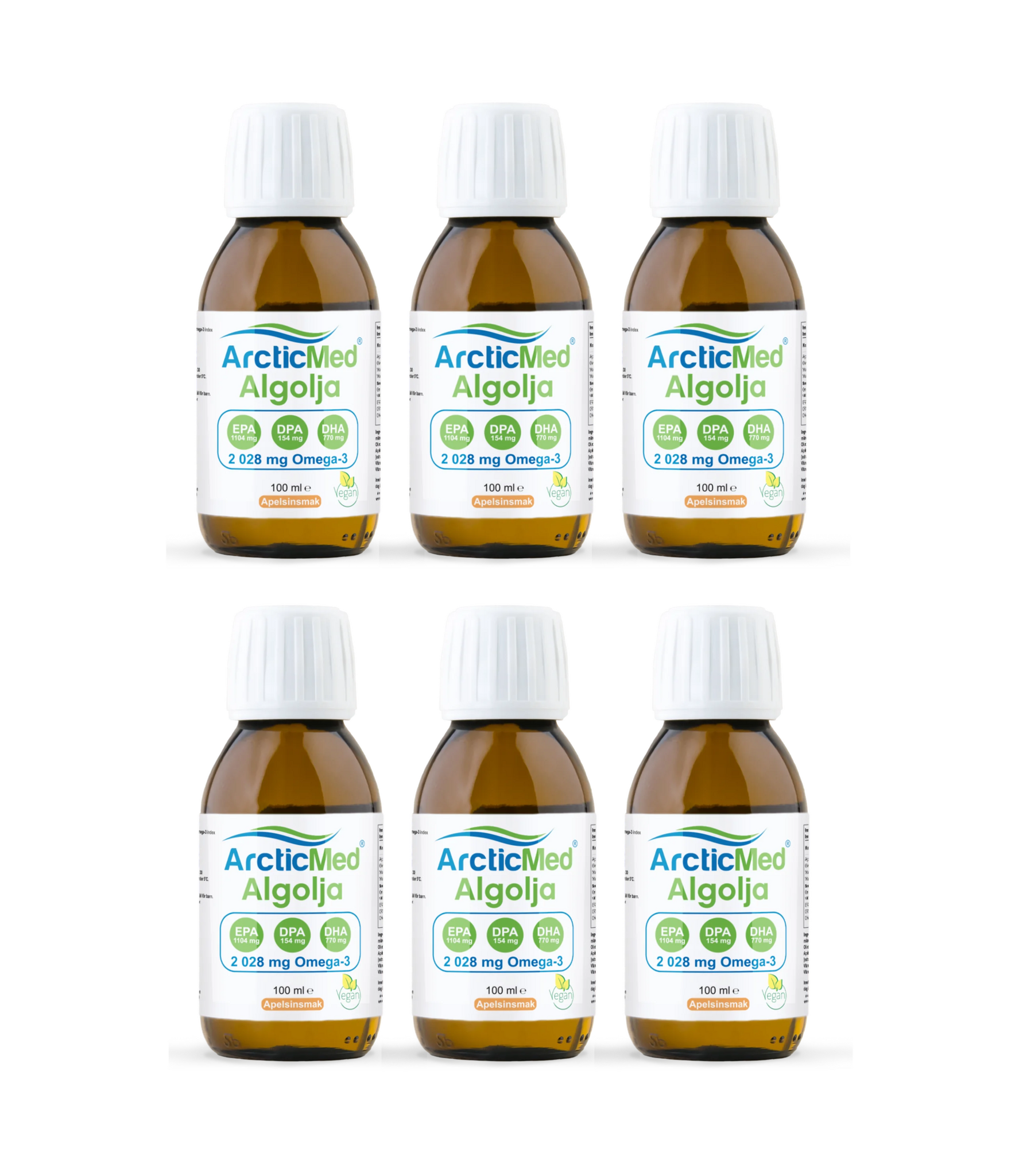 6 x ArcticMed AlgOmega-3, 100ml