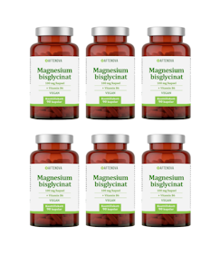 6 x AfteNova Magnesiumbisglycinate, 90 kapslar