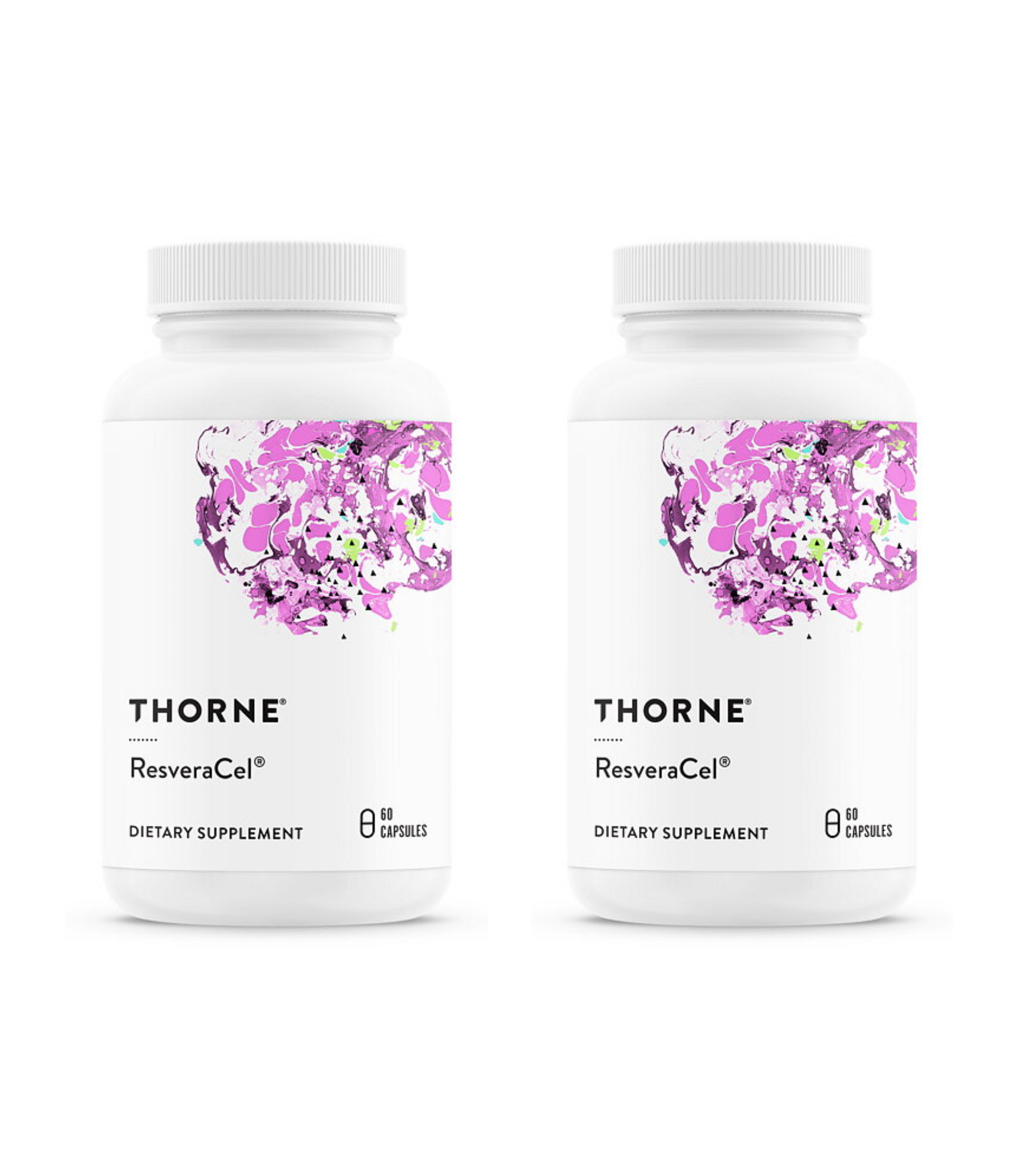 2 x Thorne ResveraCel, 60 kapslar