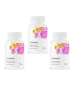 3 x Thorne Basic Prenatal, 90 kapslar