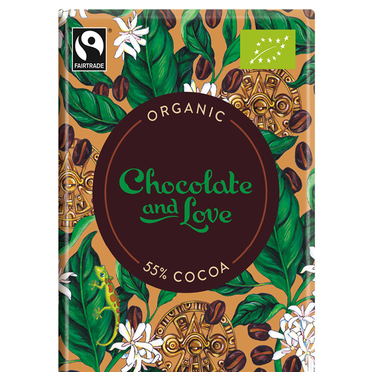 Chocolate & Love - Coffee 55 % - 80 g
