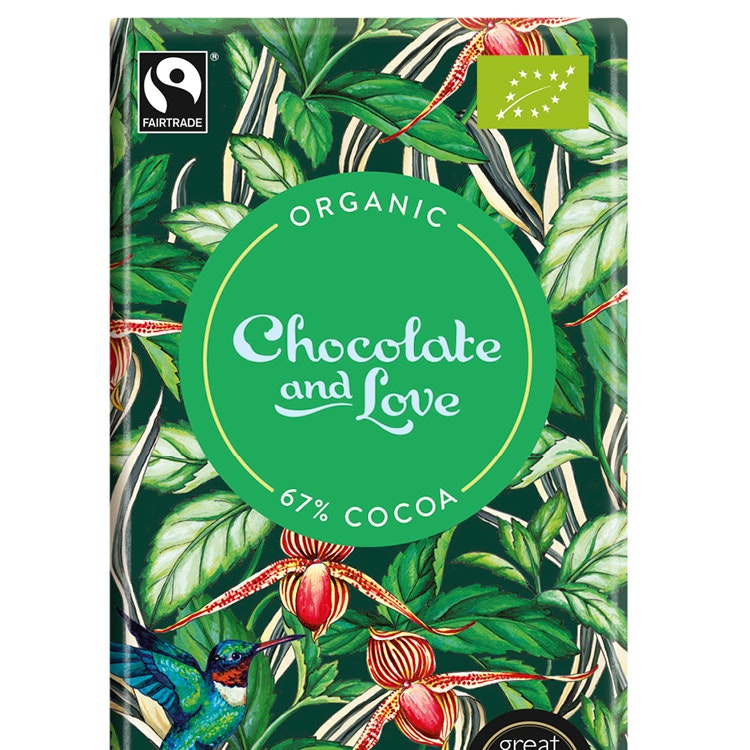 Chocolate & Love - Mint 67 % - 80 g