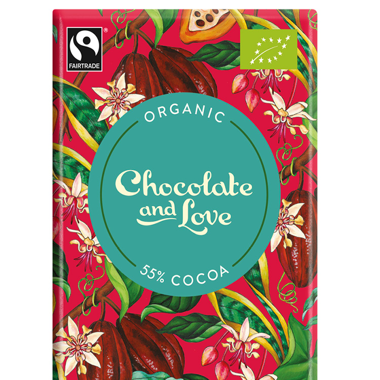 Chocolate & Love - Creamy Dark 55 % - 80 g