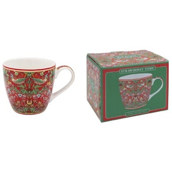 Mugg William Morris Red Strawberry Thief