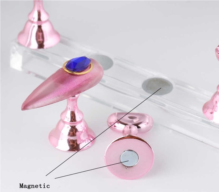 Magnetiska nagel displayer 5 pack