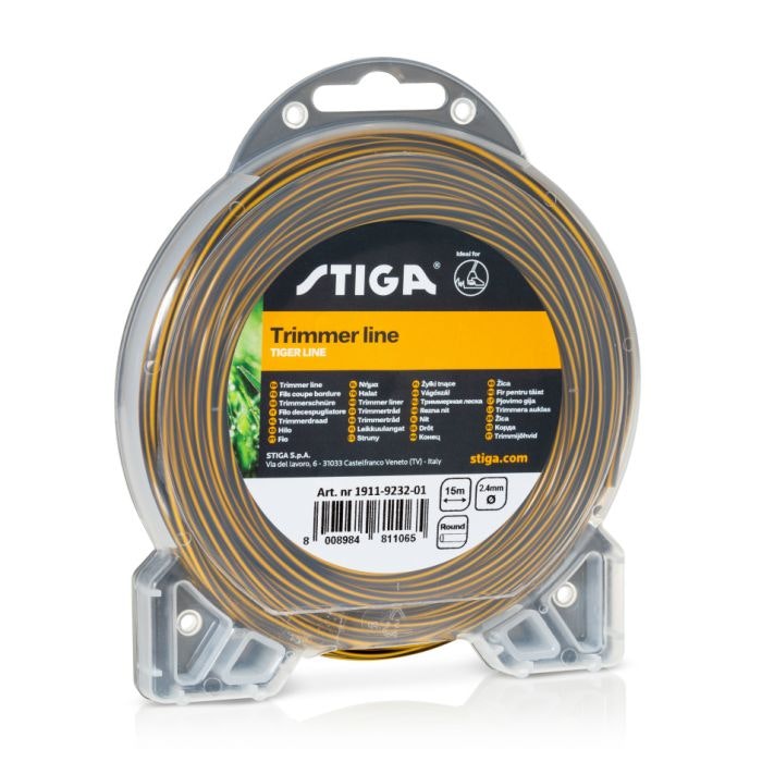 Stiga 15 M TIGERTRÅD, Ø 2,4 MM, RUND