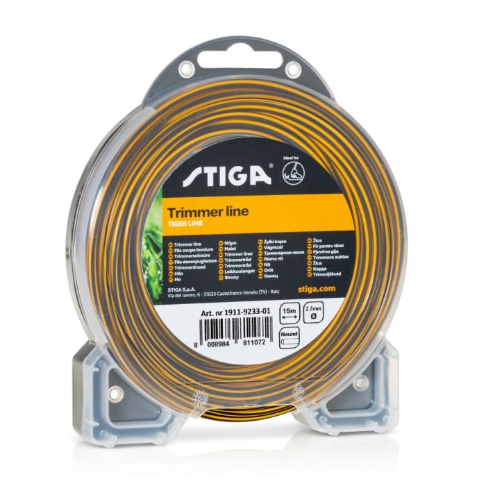 Stiga 15 M TIGERTRÅD, Ø 2,7 MM, RUND