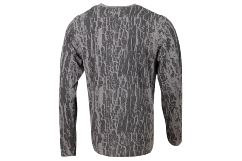 Husqvarna XPLORER T-shirt Långärmad Ljusgrå Barkmönstrad kamouflage UNISEX