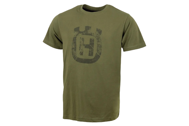 Husqvarna XPLORER T-shirt Kortärmad Mossgrön-årsringar UNISEX