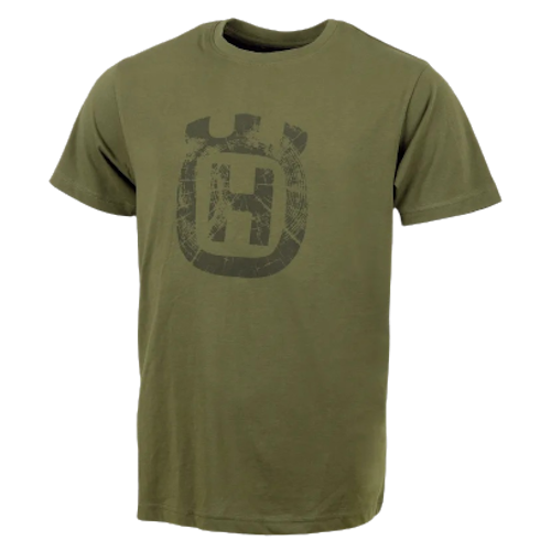 Husqvarna XPLORER T-shirt Kortärmad Mossgrön-årsringar UNISEX