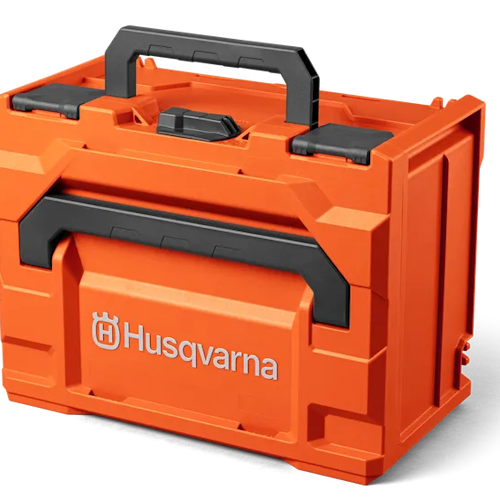 Husqvarna batteribox M rymmer 6 st. mindre Bli-batterier