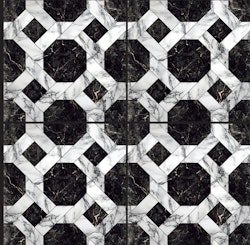 PREXIT 20 Marble Pattern - Svart vit marmor