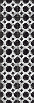 PREXIT 20 Marble Pattern - Svart vit marmor