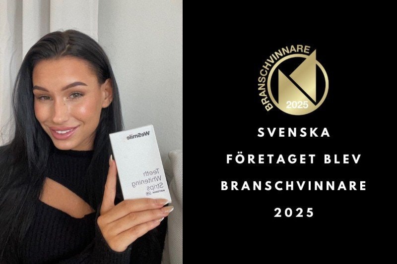 WeSmile utsedda till Branschvinnare 2025 – och vi är helt mållösa
