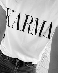 KARMA - T-SHIRT - WHITE