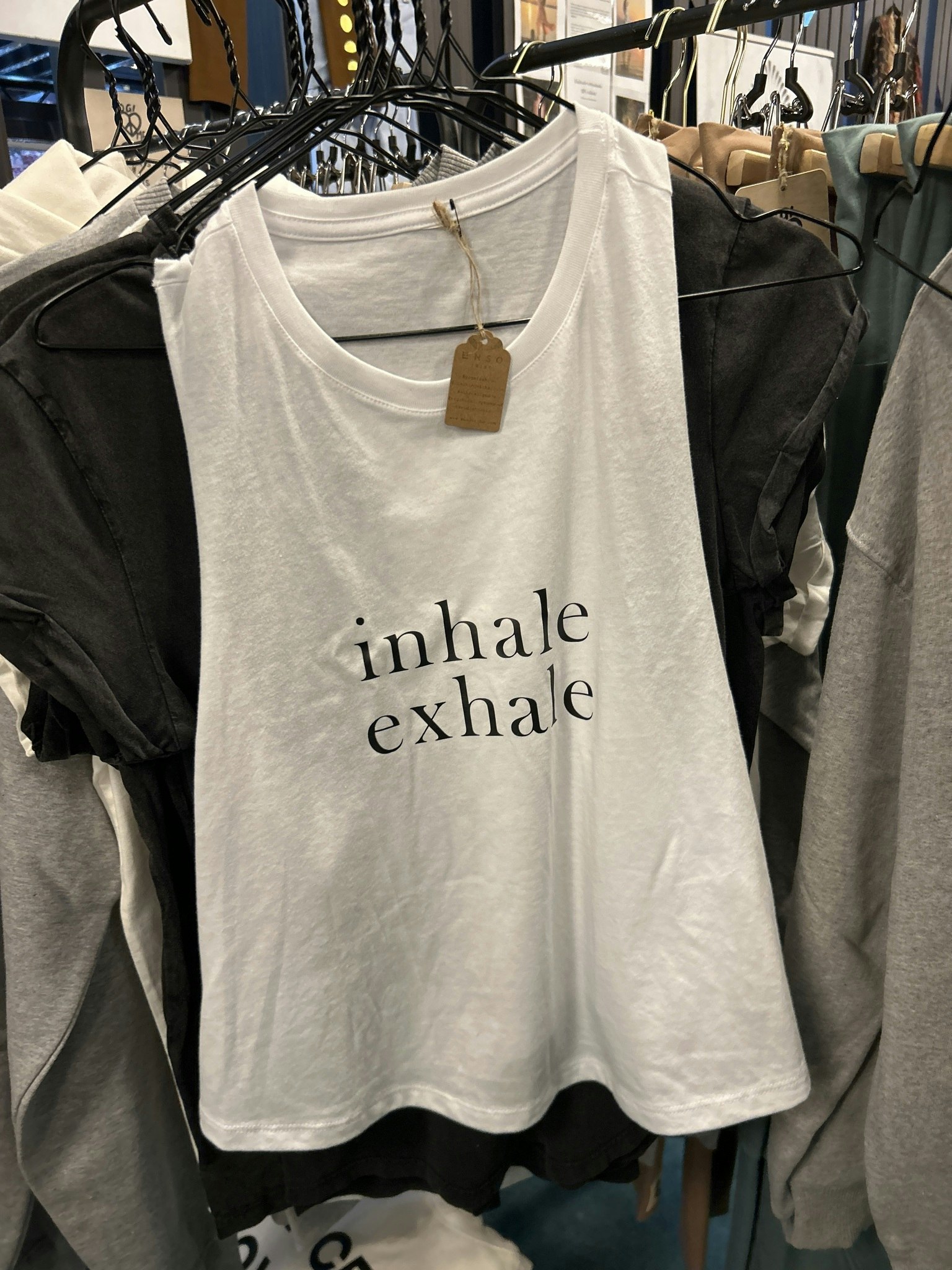 INHALE EXHALE - TANK - WHITE