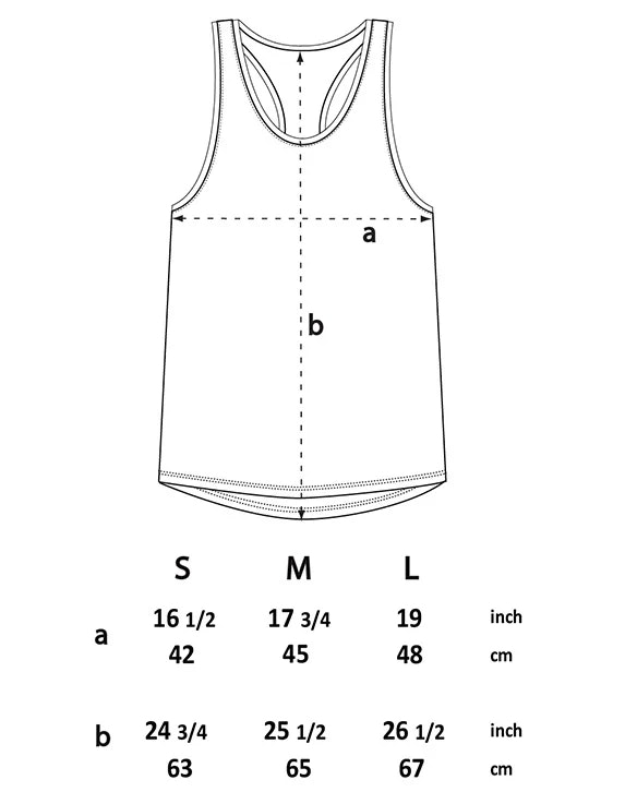 OM SHANTI - RACERBACK TANK - STONE WASHED BLACK