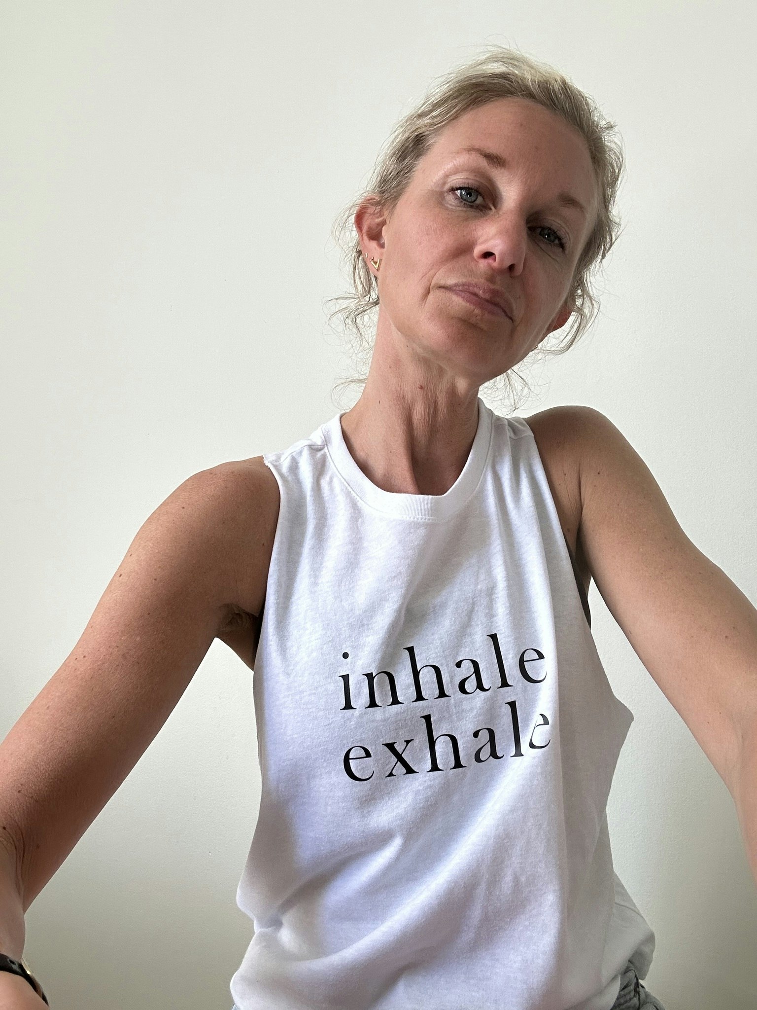 INHALE EXHALE - TANK - WHITE