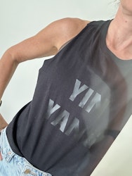 YIN YANG - TANK - BLACK