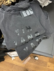 YIN YANG - T-SHIRT - STONE WASHED BLACK