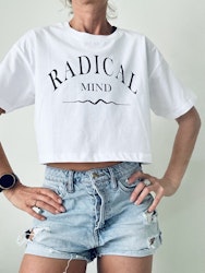 RADICAL MIND - CROPPED T-SHIRT - WHITE