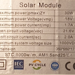 Svejakt Solpanel M 30W