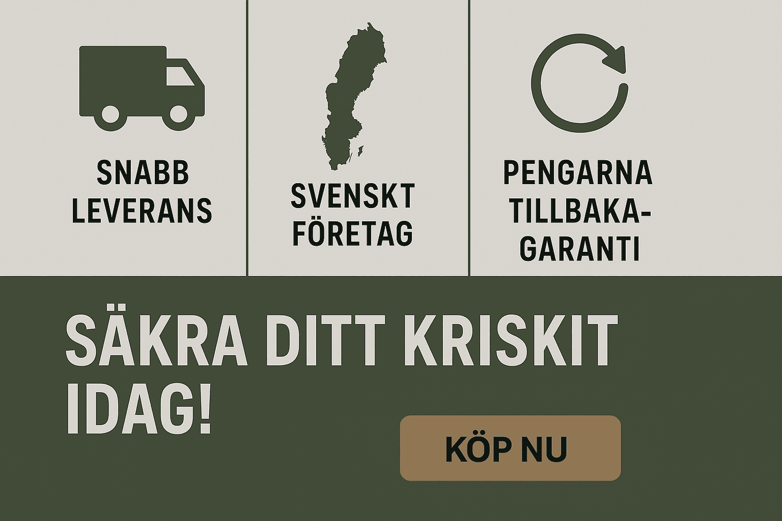 Är du redo för att klara dig upp till en vecka utan el och vatten?