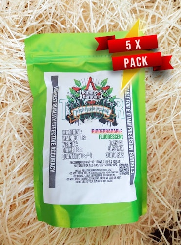 [ 5 pack ] KRINKOV'S PREMIUM BB'S 0.25G BIO TRACERS