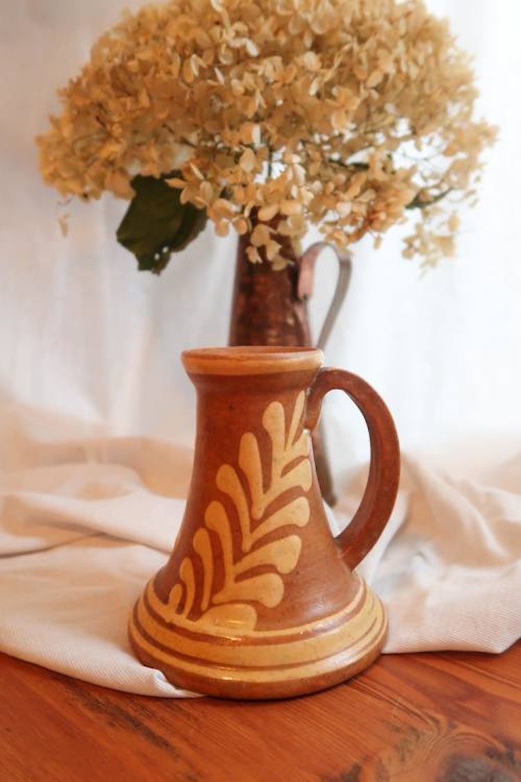 Beige/brun ljusstake