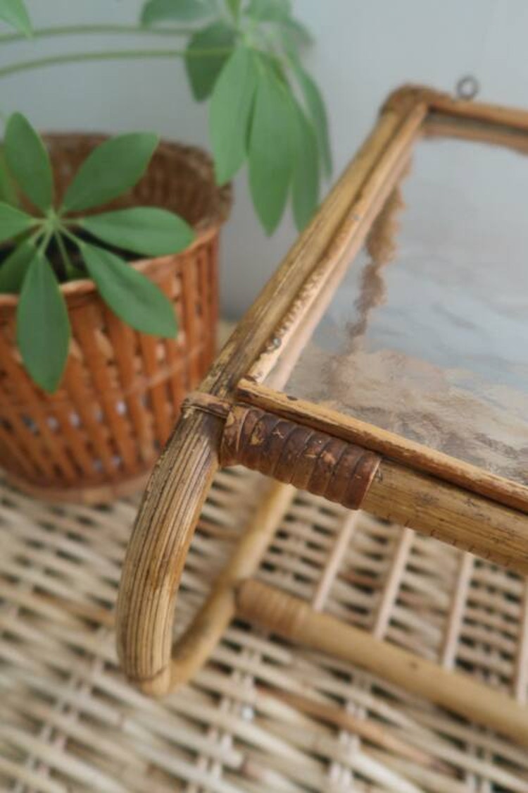 Vägghylla bambu