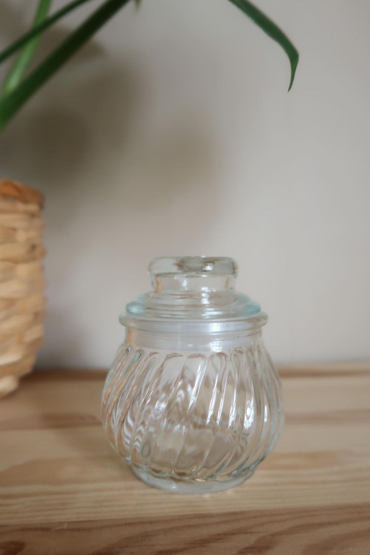Liten glasburk