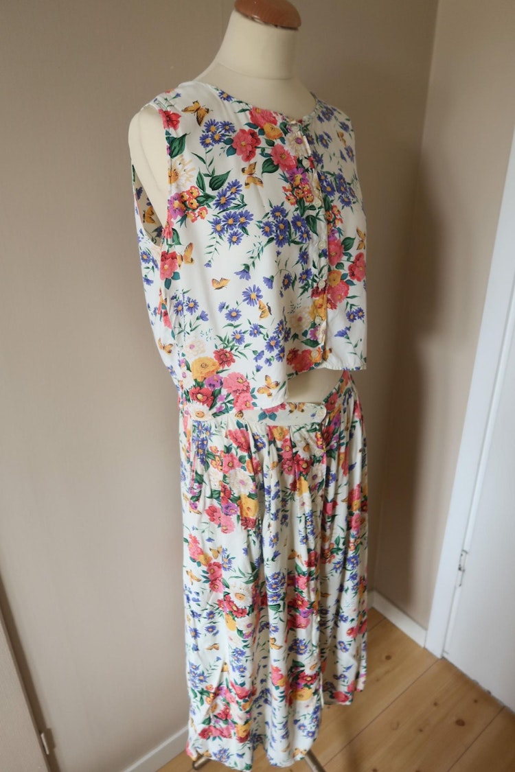 Vintage set topp & kjol