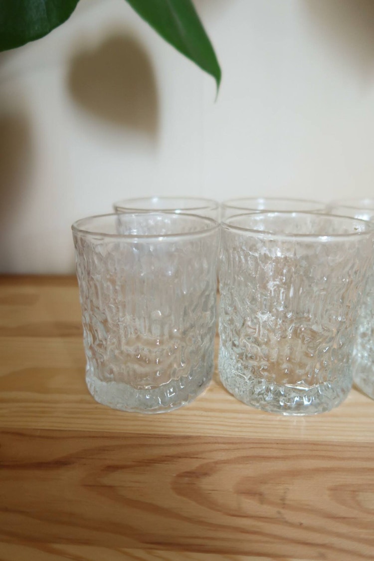Sex små glas Ravenhead