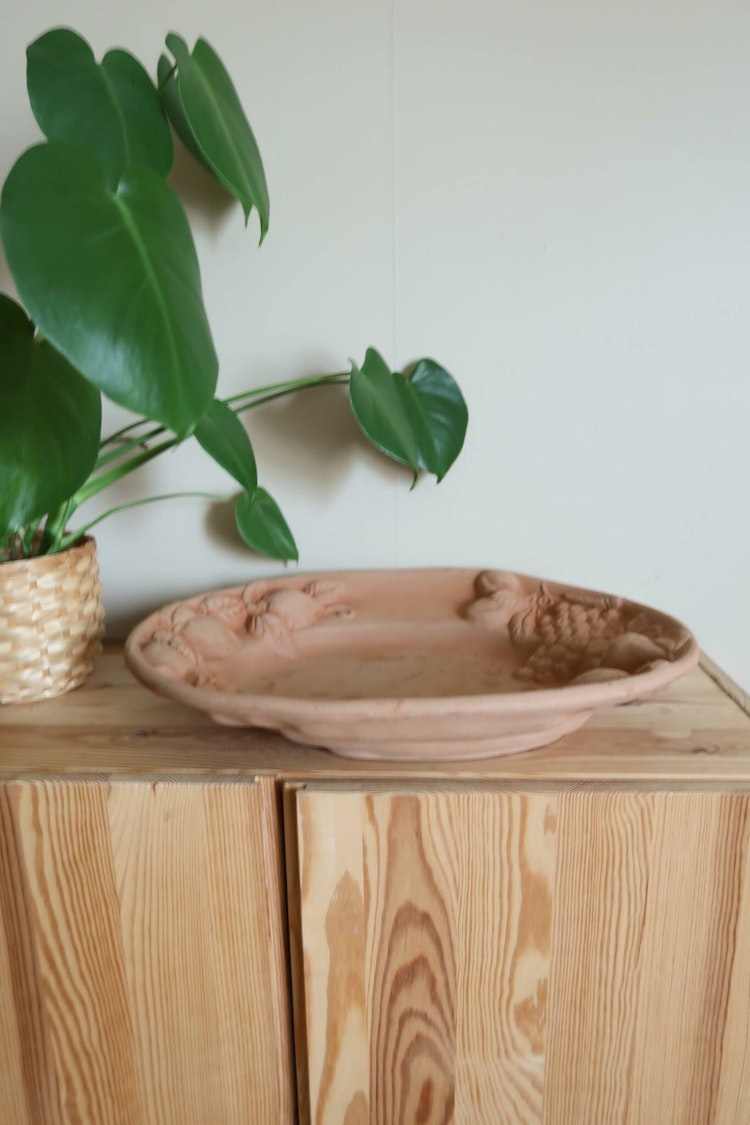 Stort terracottafat