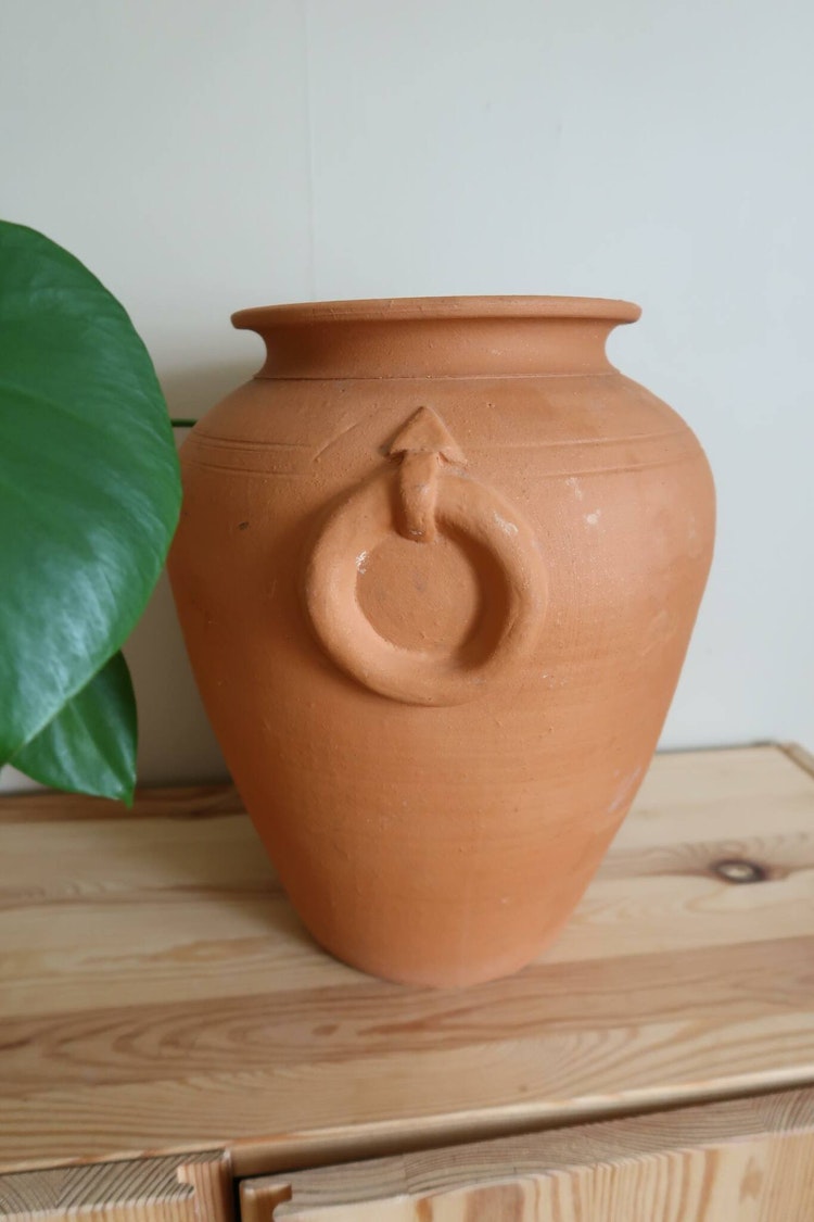 Stor terracotta urna