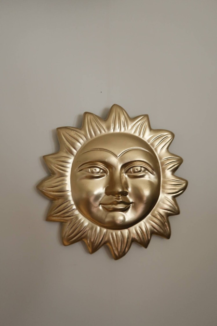 Väggdekoration sol