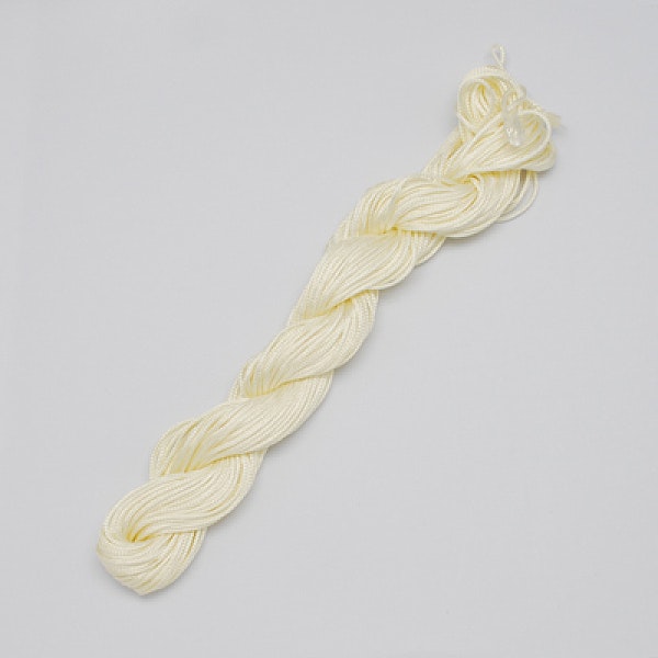 Nylon tråd 2mm, ljusgul