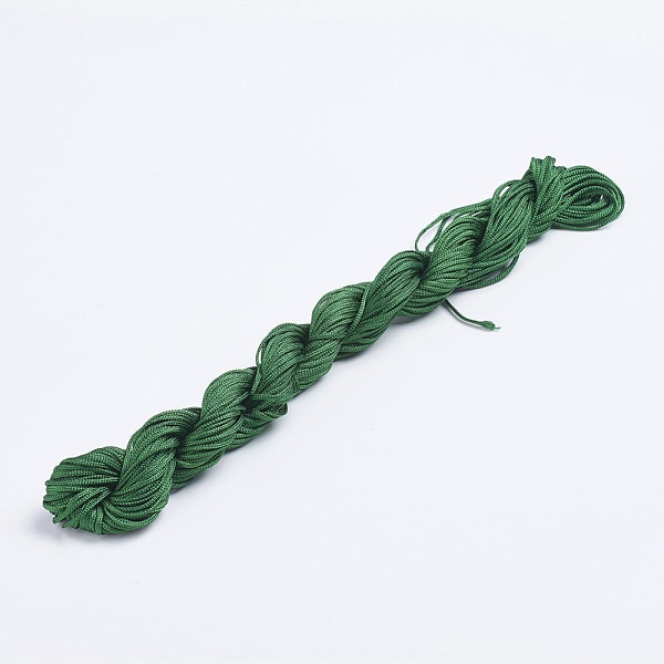 Nylon tråd 2mm, mörkgrön