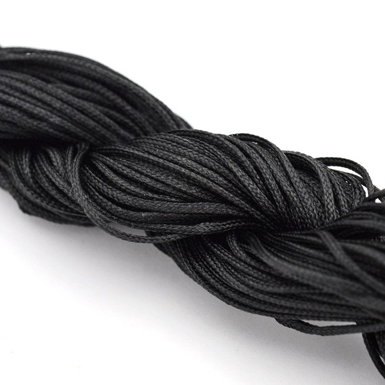 Nylon tråd 1mm, svart
