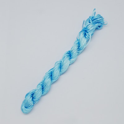 Nylon tråd 1mm, ljus blå