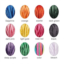 Polyester tråd, mix, 2,5mm