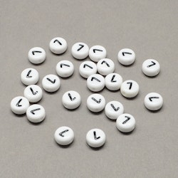 Sifferpärlor, 7mm, 7