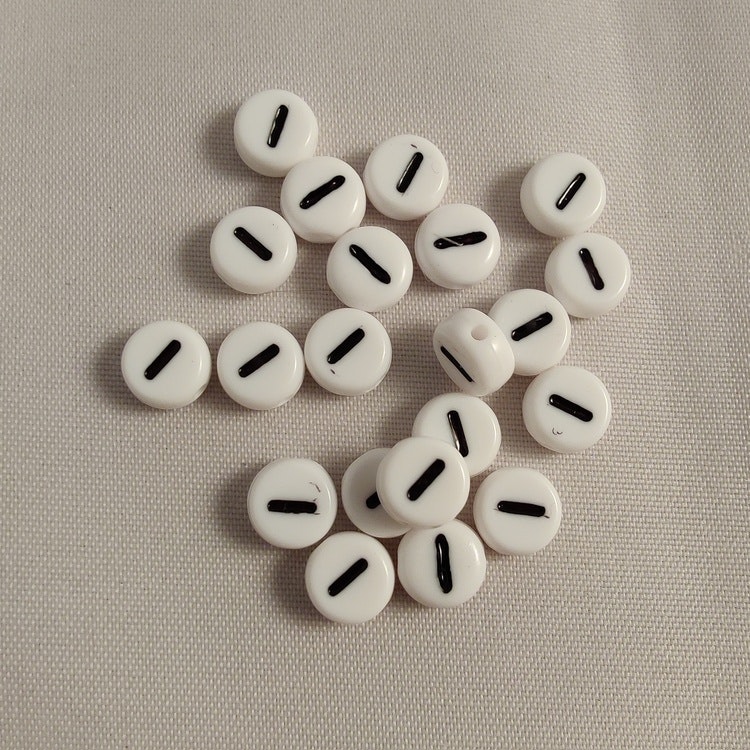 Sifferpärlor, 7mm, 1