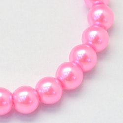 Baking Painted, 8~9mm, Hot pink