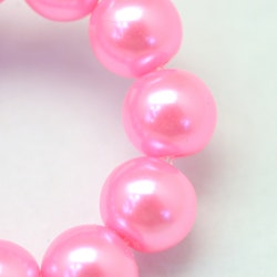 Baking Painted, 8~9mm, Hot pink