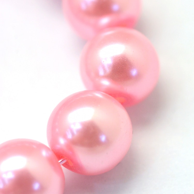 Baking Painted, 8~9mm, Rosa